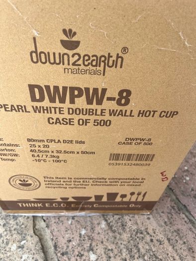 12oz and 8oz cups and lids