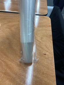 plastic cups