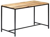 Dining Table 120x60x75 cm Solid Rough Mango Wood