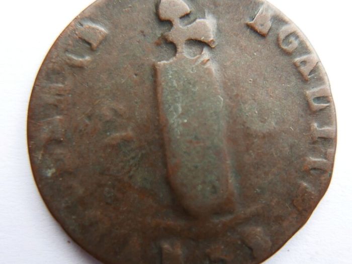 Haiti  1841 Rare 2 Centimes