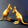 Pair Of Vintage Brass Kangaroo's (Bookends) Image 5
