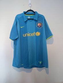 FC Barcelona 2007/08 Away Shirt Nike Camp Nou 50th Anniversary
