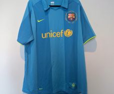 FC Barcelona 2007/08 Away Shirt Nike Camp Nou 50th Anniversary