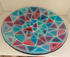 Irish Glass Bowl from Connemara Blue