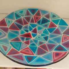 Irish Glass Bowl from Connemara Blue