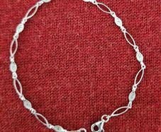 White gold bracelet