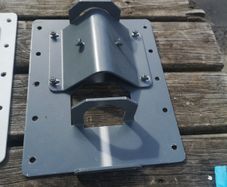 computer aliminum brackets and slide drawers