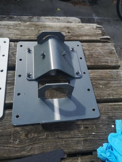 computer aliminum brackets and slide drawers
