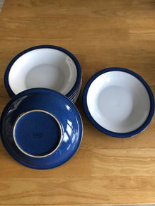 Denby Imperial Blue - Pasta/Soup Bowls