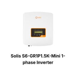 Solis S6 1.5kw - New