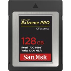 128GB SanDisk Extreme Pro CFexpress Card Type B 1700/1200 MB/s Read/Write