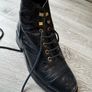 Chanel black leather boots Image 3