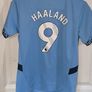 kids Manchester city haaland jersey size 10 Image 2