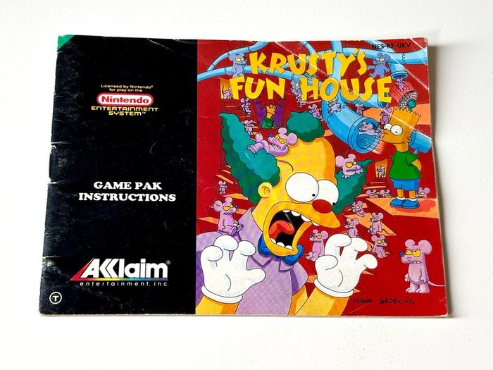 Krusty's Fun House for Nintendo NES - Boxed