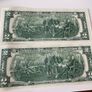 USA 2 Dollars notes with consecutive numbers year 2003 Image 4
