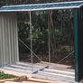 Galvanised Steel Firewood Log Store Storage for logs Image 2