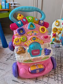 VTech Baby First Steps Baby Walker Pink