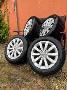 Audi 16 inch alloys with tyres 5x112