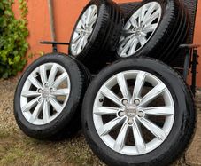 Audi 16 inch alloys with tyres 5x112