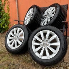Audi 16 inch alloys with tyres 5x112