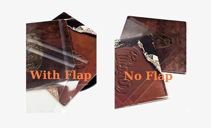Over 14% OFF! 25 x BLAKE SLEEVES! 7 Inch 45RPM Singles Vinyl Record Covers Crystal CLEAR plastic Outer sleeves - SEALED FLAP