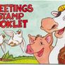 1997 Ireland Greetings Commemorative Stamp Booklet Mint Never Hinged (MNH). Hibernian HB57.  Images of Panes shown Image 5