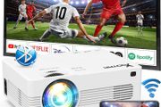 Projector Native 1080P Full HD 5G WiFi Bluetooth, 9500 Lux Mini Projector 4K Supported,Compatible with Smartphone/Laptop/TV Stick/Xbox/PS5, Multimedia Portable Outdoor Home Cinema Projectors