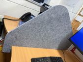 Acoustic desk dividers set for schools offices