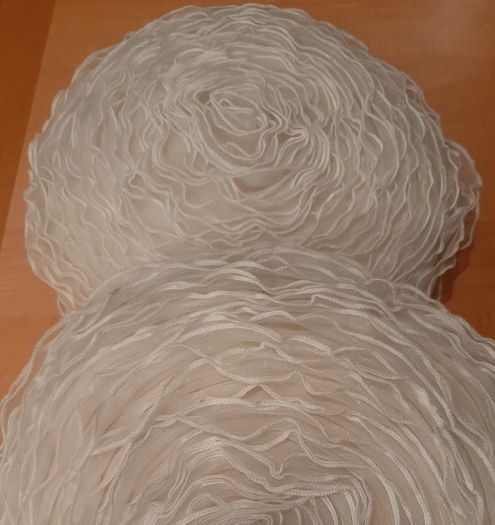 White rose ruffle cushions