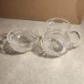 DUBLIN Crystal Milk Jug and Sugar Bowl. Image 2