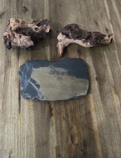Reptile tank vivarium decoration Accessories 3 pieces