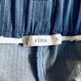 Ladies Blue Striped Ankle Length Trousers by Feria Image 2