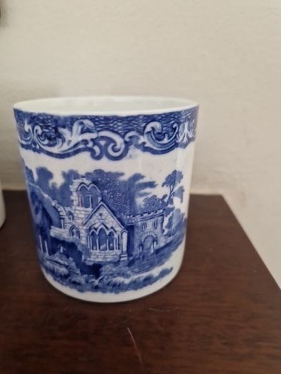 blue & white