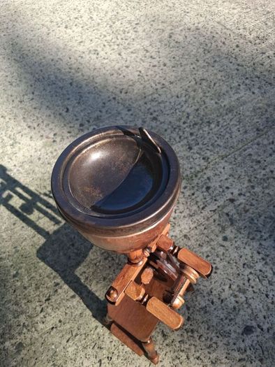 Mid Century Spinning Wheel Ashtray