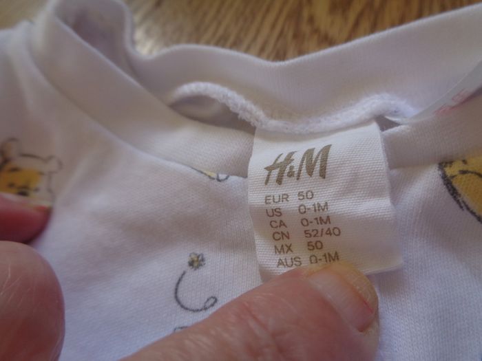 Winnie The Pooh Newborn Babygros x 2 for Sale