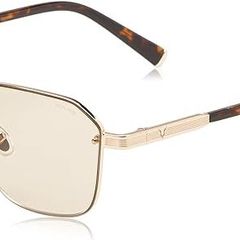 Police Lewis Hamilton Sunglasses Unisex Glasant, SPLE16E, 300F Gold, 54
