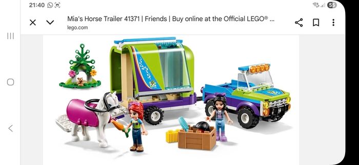 Lego Friends, Mia's Horse Trailer