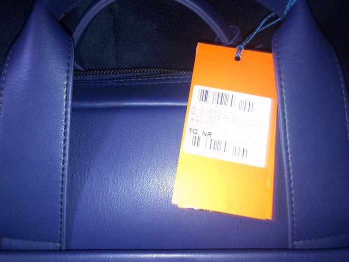 Trussardi Jeans leather business Brief Case shoulder travel Bag brand new with tag