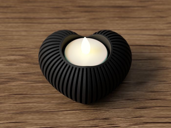 Heart Shaped Tea Light Holder