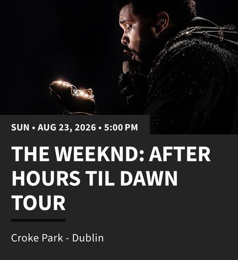 Weeknd Tickets x 2