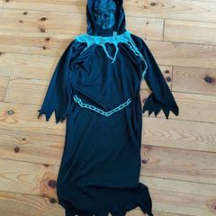 Age 10-11 Grim Reaper Costume with Mask