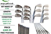 Ping G10 Irons / 4-Pw / Awt Regular / Black Dot