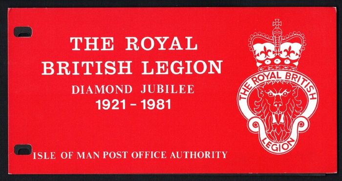 1981 Isle of Man 60th (Diamond Jubilee) Anniversary of The Royal British Legion   Commemorative Stamp Presentation Pack