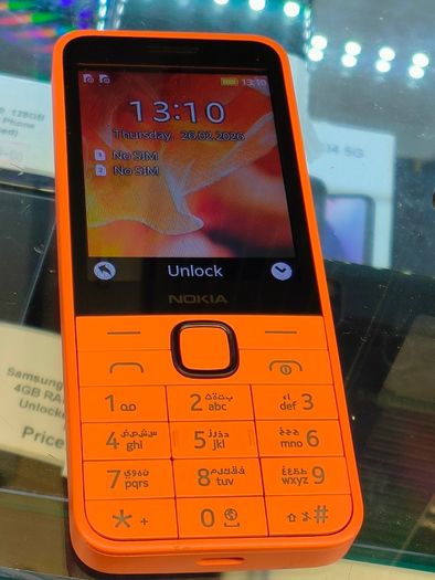 Nokia 215 4G TA-1613 Dual SIM Phone SimFree Unlocked, 2.4-Inch Size, Peach/ Used
