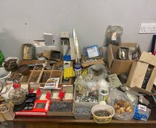Contents of carpenters workshop.