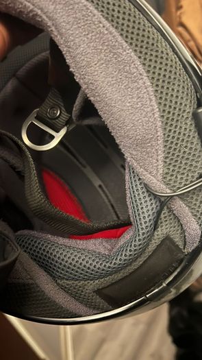 Shoei Hornet DS helmet with headset