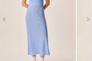 Des Petits Hauts blue strap camisole dress size small
