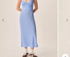 Des Petits Hauts blue strap camisole dress size small