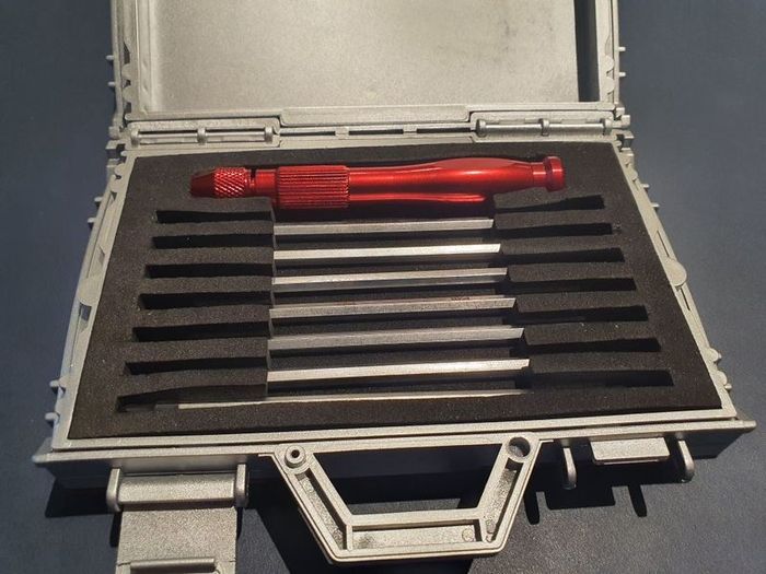 Iron Man 2 replica briefcase precision screwdriver set
