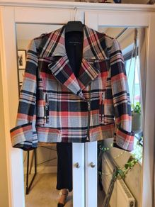 French Connection wool crop jacket UK8